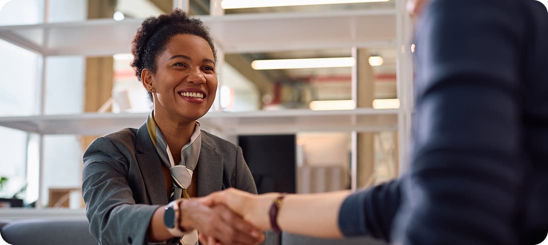 Team working in office